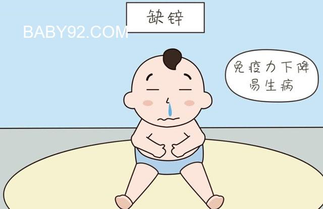 怎么能看出宝宝缺钙缺锌缺铁