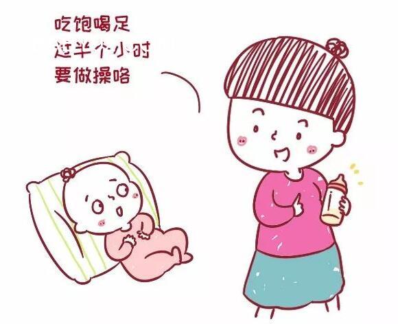 宝宝肚子胀气怎么办排气操