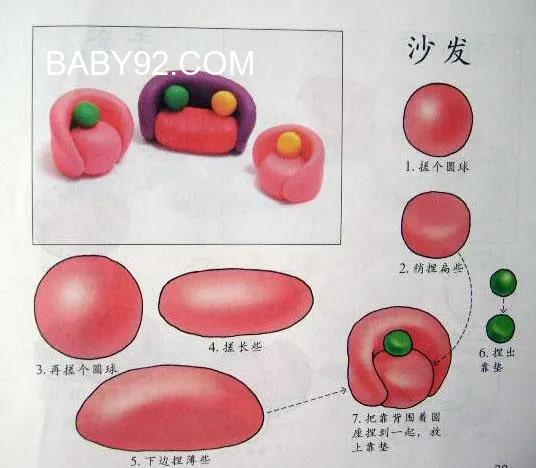 儿童手工制作橡皮泥大全