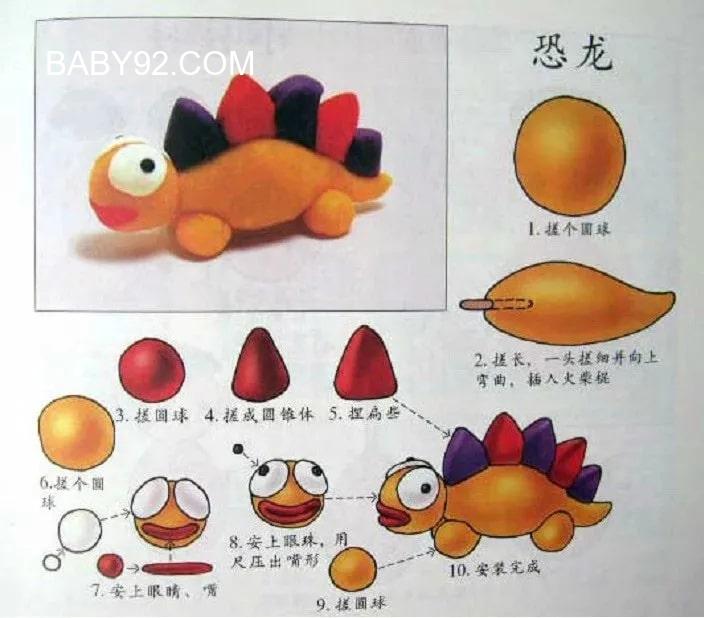 儿童手工制作橡皮泥大全